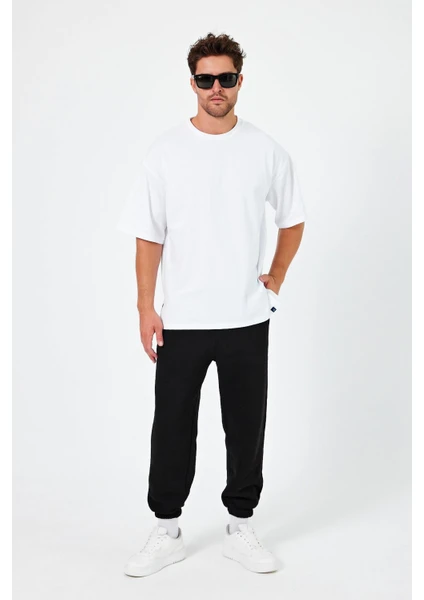 Alexander Gardi Alexandergardı Yırtmaçlı Basic Oversize T-Shirt (UN-70418)