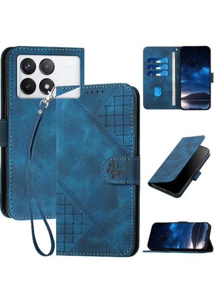 Xiaomi Redmi Kredmi Yüksek Kaliteli Deri Telefon Kılıfı Için Flip Case Kabartmalı (Yurt Dışından)