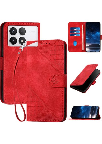 Xiaomi Redmi Kredmi Yüksek Kaliteli Deri Telefon Kılıfı Için Flip Case Kabartmalı (Yurt Dışından)