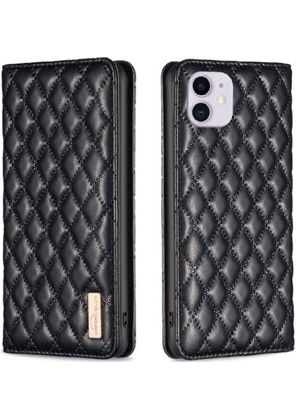 IPhone 12 Için Flip Case Manyetik Kapatma Kart Yuvaları Tutucu Darbeye Tam (Yurt Dışından)