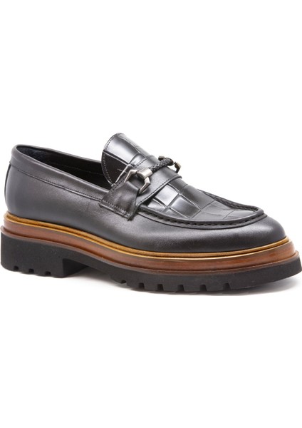 Lnt 324 Siyah Erkek Ayakkabı Casual