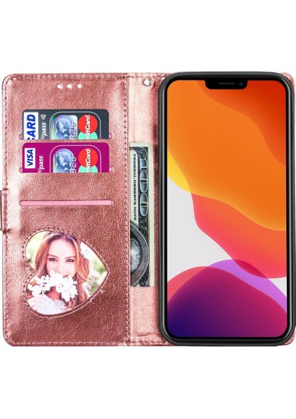 IPhone 14 Için Fermuar Cep Durumda Kart Tutucu Pu Deri Manyetik Kapatma (Yurt Dışından)