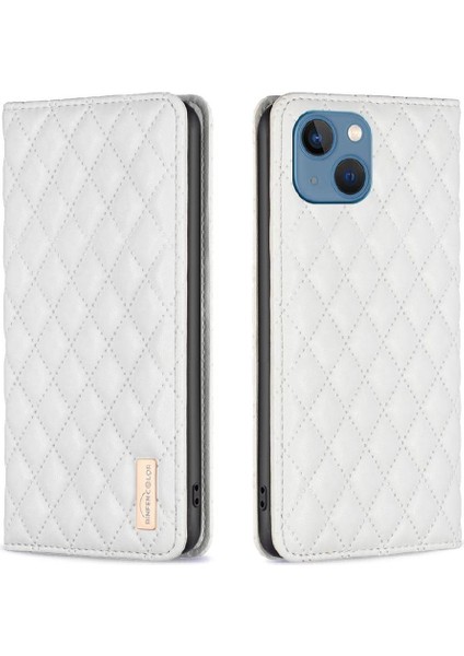 IPhone 13 Için Flip Case Darbeye Manyetik Kapatma Kart Yuvaları Tutucu Tam (Yurt Dışından)