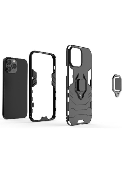 Halka Araba Montaj Kickstand Durumda IPhone 13 Pro Max Metal Halka Tutucu (Yurt Dışından) modelleri