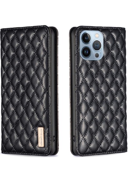 IPhone 13 Pro Için Flip Case Tam Koruma Manyetik Kapatma Cüzdan Kartı (Yurt Dışından)