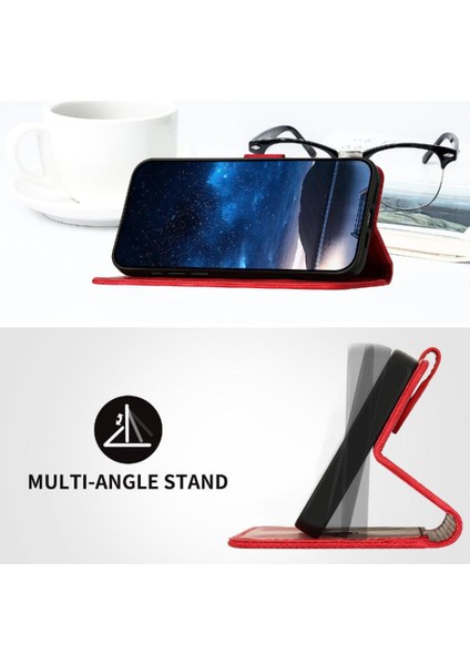 Onur X8 5g ve Kredi Kartı Yuvası Için Flip Case Yüksek Kalite Deri Telefon (Yurt Dışından)