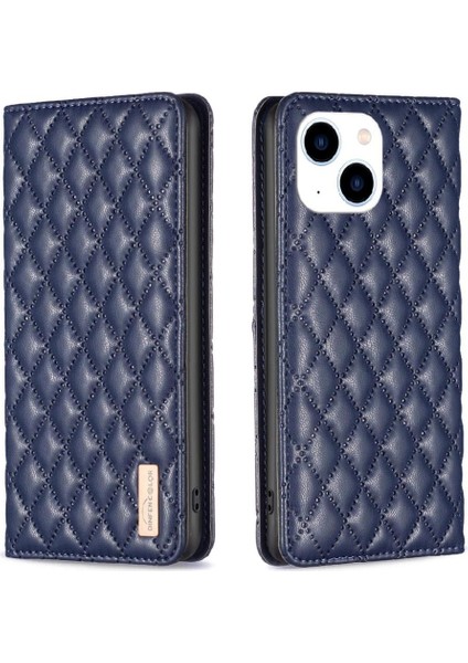 IPhone 15 Için Flip Case Artı Manyetik Kapatma Kart Yuvaları Tutucu Cüzdan (Yurt Dışından)