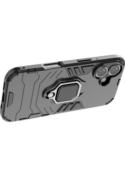 Halka Araba Montaj Kickstand Durumda IPhone 16 Için Askeri Sınıf Koruma Halkası (Yurt Dışından) fırsatları