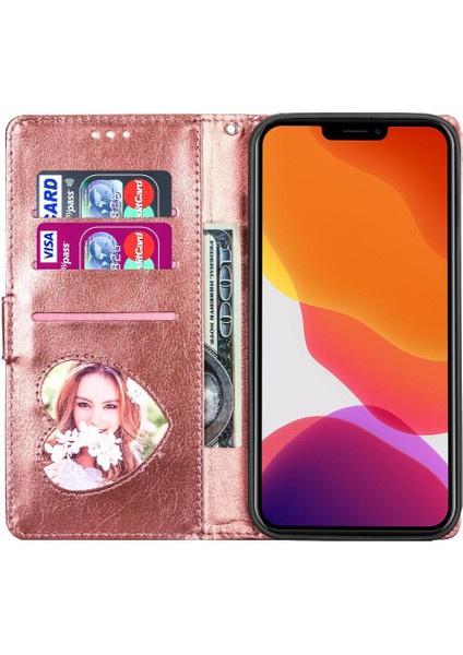IPhone 14 Için Fermuar Cep Durumda Artı Pu Deri Kart Tutucu Glitter Vaka (Yurt Dışından)