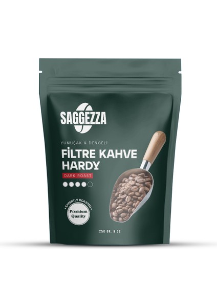 Çekirdek Filtre Kahve Hardy Blend Kahve 250 Gr