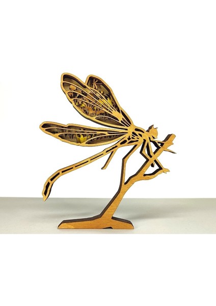 Ahşap Mdf Çok Katmanlı Yusufçuk Dekoratif Obje