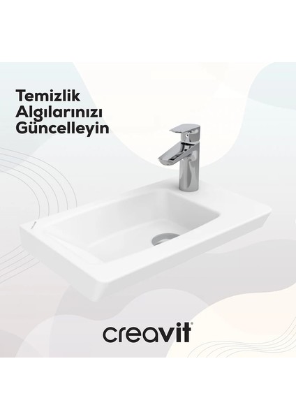 MY045 Memory Etajerli Dolap Uyumlu Lavabo 45 cm
