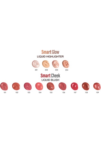Smart Cheek Liquid Blush No: 101 - Likit Allık - 8691190537388 modelleri