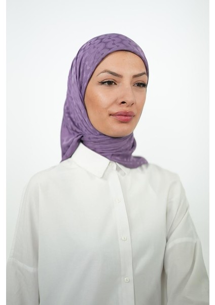 Retro Kavis Desen Ipeksi Jakar Eşarp