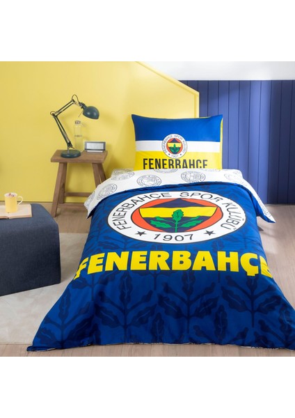 Lisanslı Fenerbahçe Palamut Tek Kişilik Pamuk Nevresim Takımı