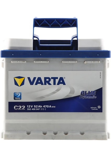 Blue Dynamic C22 12 V 52 Ah 470 A(En) Akü