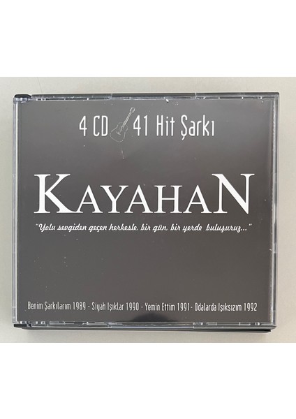 Kayahan 4 CD 41 Hit Şarkılık Set Halinde 4 CD (Orjnal Dönem Baskı Cd)