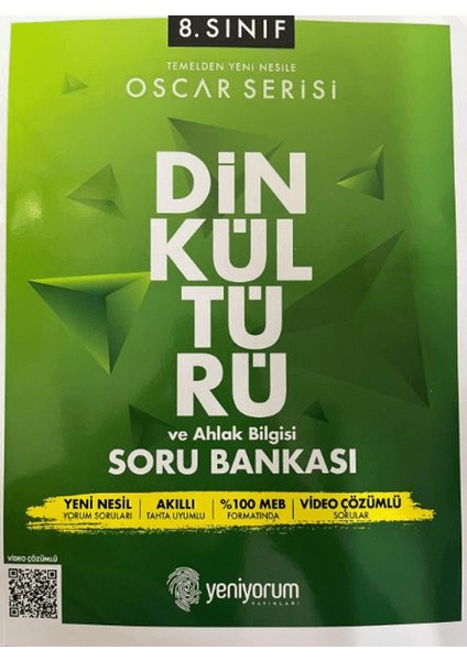 8. Sınıf Oscar Serisi Din Kültürü ve Ahlak Bilgisi Soru Bankası