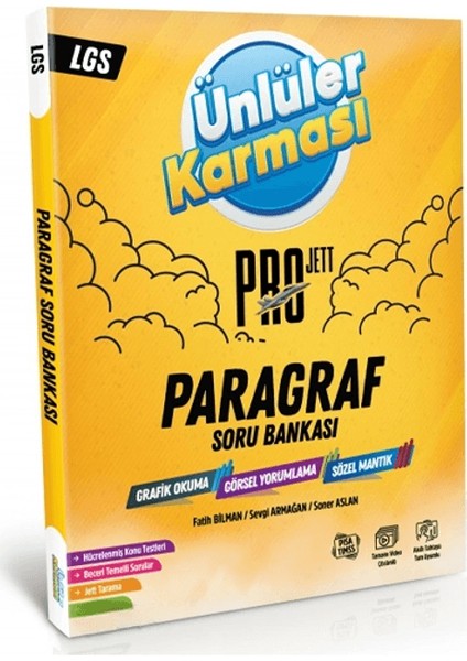 8. Sınıf LGS Paragraf Pro Jett Soru Bankası