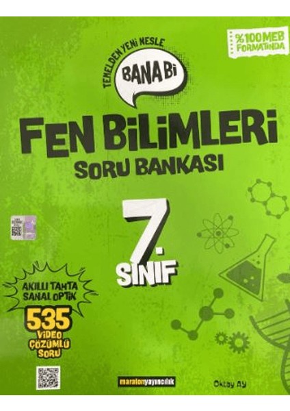 Maraton Yayıncılık 7. Sınıf Bana Bi Fen Bilimleri Soru Bankası - Oktay Ay