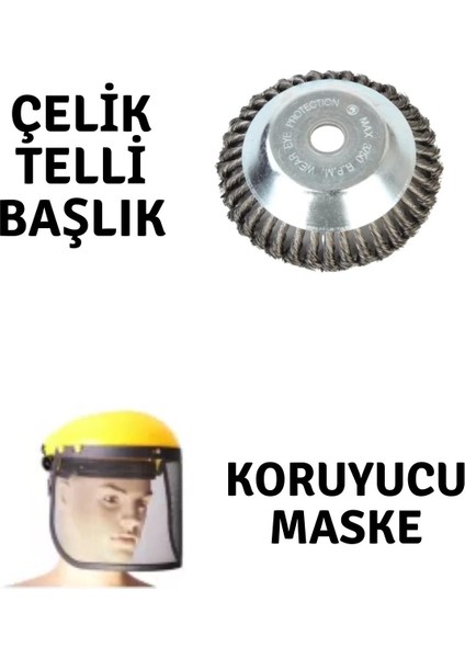 Veta Profesyonel Koruyucu Maske ve Rapco Çelik Telli Başlık