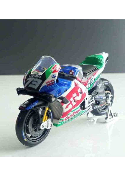 1:18 2021 Honda RC213V Castrol #73 Alex Marquez Motosiklet modelleri