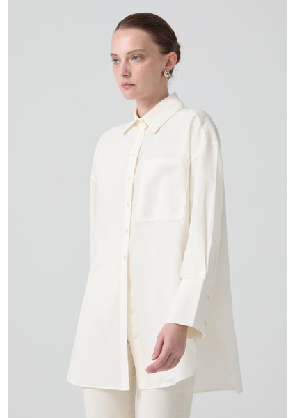 Relax Fit Poplin Gömlek
