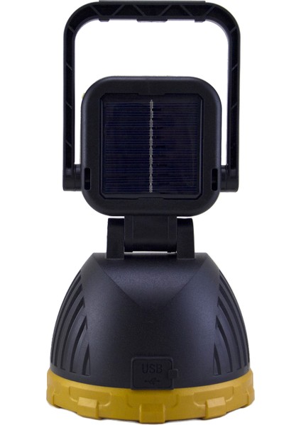 PT-8411 USB Şarjlı Solar El Feneri