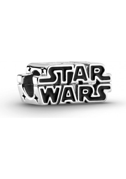 Star Wars 3D Logo Charm 925 Ayar Gümüş