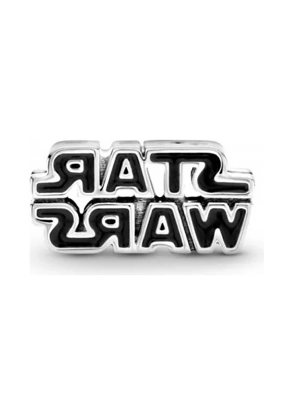 Star Wars 3D Logo Charm 925 Ayar Gümüş