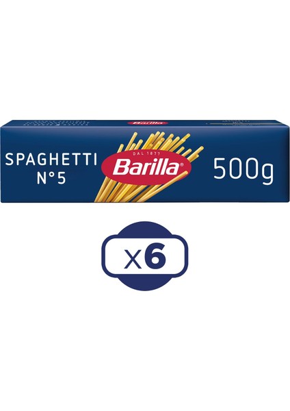 Spagetti No.5 500 G x 6 Adet