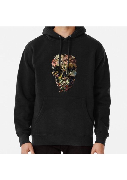 Zoka Wear Smyrna Skull Baskılı Kapşonlu Sweatshirt