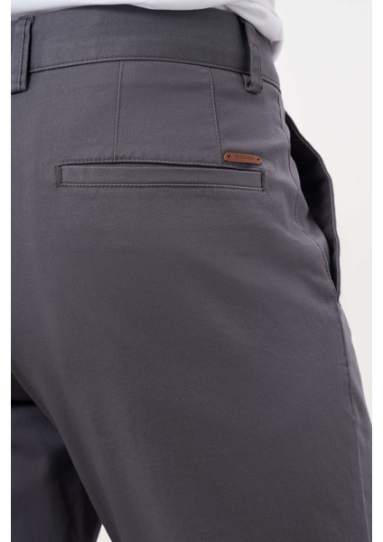 Erkek Füme Mevsimlik Pamuk Yan Cep Slim Fit Chino Pantolon fırsatları