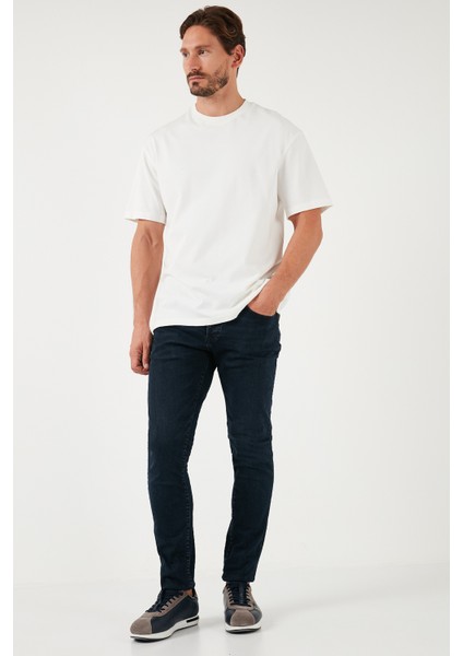 Pamuklu Normal Bel Slim Fit Dar Paça Jeans Erkek Kot Pantolon 1120S03NAPOLI