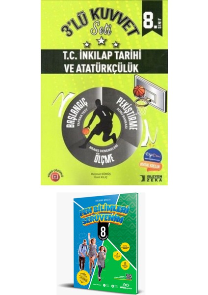 2025 8. Sınıf T.C. İnkılap Tarihi ve Atatürkçülük 3'lü Kuvvet Seti + 8. Sınıf Fen Bilimleri Serüvenim