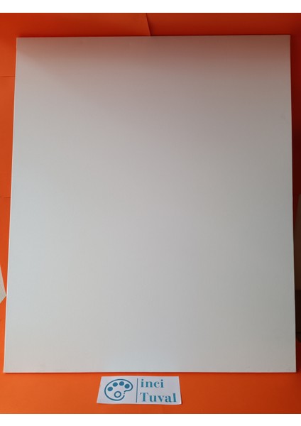 100X120 cm Tuval Profesyonel 1.kalite %100 Pamuk 380GR/M2 Ressam Dokulu Astarlı Gergin Arkadan Zımbalı