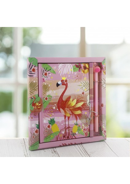 13 x 18 cm Flamingo Anı Defteri ve Kalem Seti modelleri
