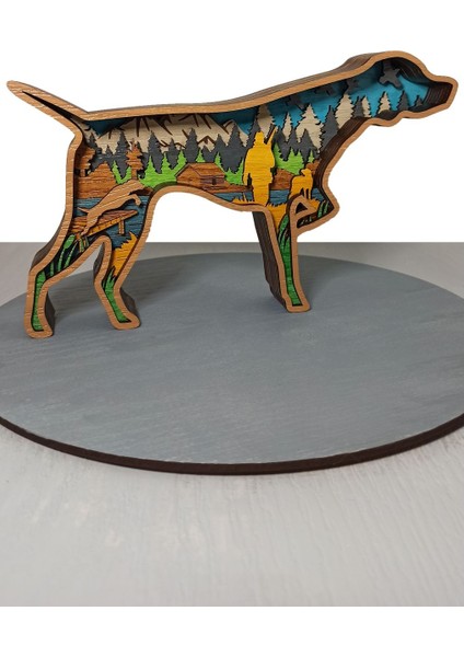 Ahşap Mdf Çok Katmanlı Av Köpeği Dekoratif Obje fiyatları