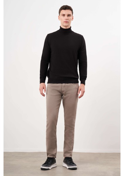 Erkek Siyah Basic Balıkçı Yaka Dynamic Fit Rahat Kesim Triko fırsatları