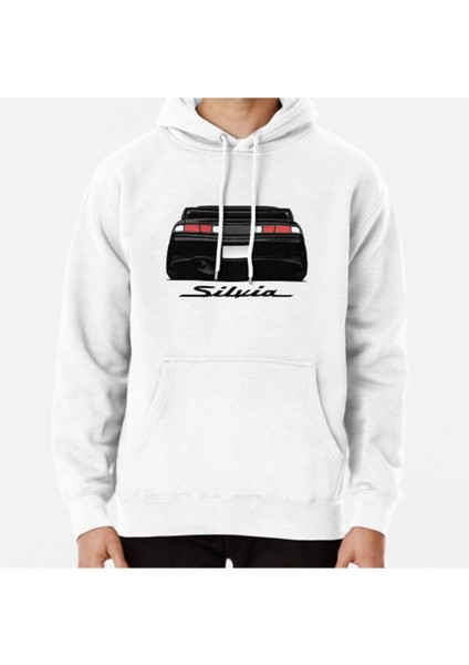 Nissan S14 Baskılı Kapşonlu Sweatshirt