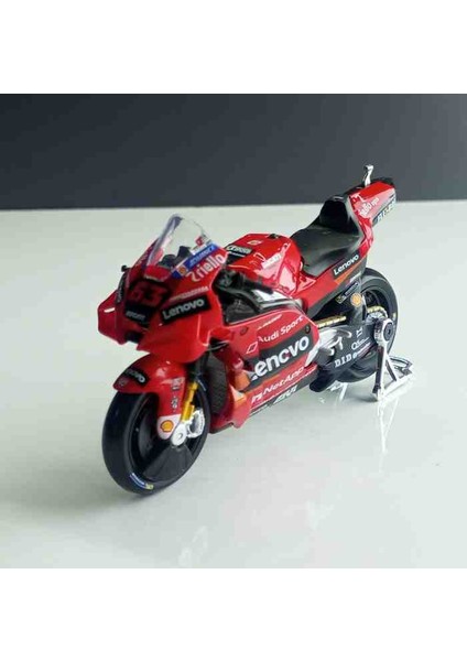dianomimaisto1:18 2021 Ducati Desmosedici Gp Lenova Francesco Bagnana #63 Motosiklet
