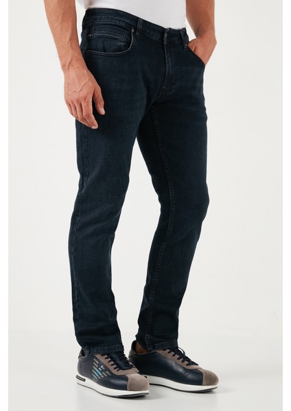 Pamuklu Normal Bel Regular Fit Boru Paça Jeans Erkek Kot Pantolon 2210S17PARMA