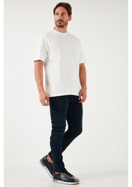 Pamuklu Normal Bel Slim Fit Dar Paça Jeans Erkek Kot Pantolon 1120S03NAPOLI