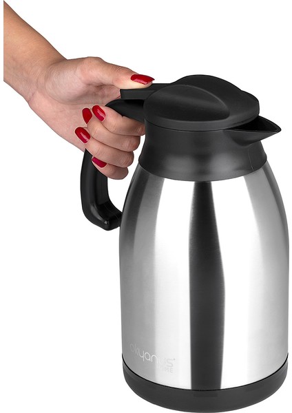 2 Litre Paslanmaz Çelik Inox Termos