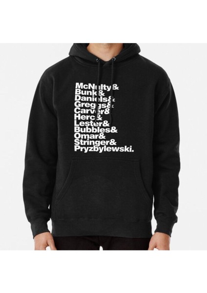 The Wıre Baskılı Kapşonlu Sweatshirt