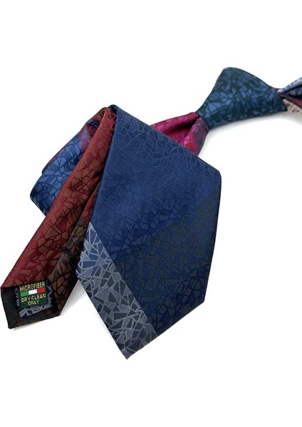 Motif Desen Çok Renkli Patchwork Klasik Kravat KK12775