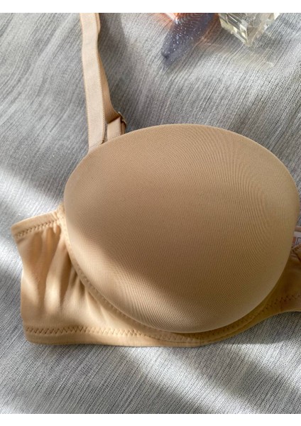 Olympos Ten Double Push Up / Ekstra Dolgulu Straplez Mikro Basic Sütyen fırsatları