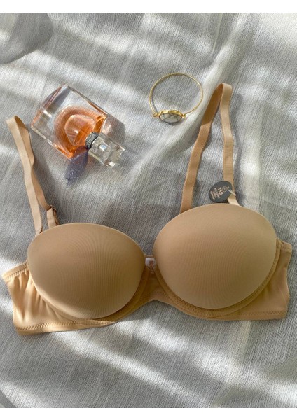 Olympos Ten Double Push Up / Ekstra Dolgulu Straplez Mikro Basic Sütyen