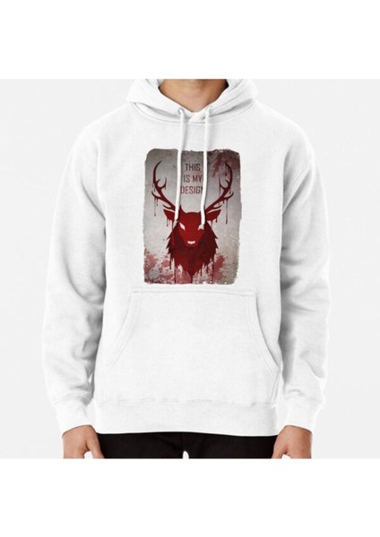 Hannibal: This Is My Design Baskılı Kapşonlu Sweatshirt