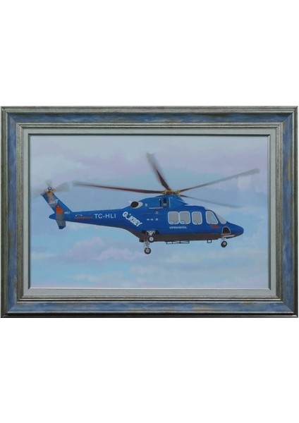 El Işçiliği Akrilik Boyama Tablo Gökbey 68X47 cm - 5986